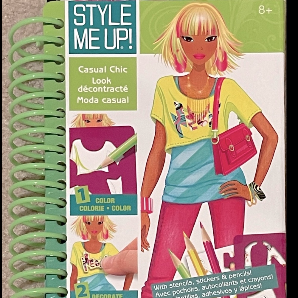 Fashion Drawing Booklet w/ Stickers
